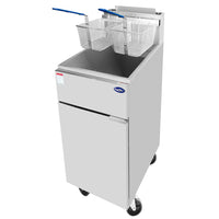 Atosa 40 lb Floor Fryer Natural Gas 102,000 BTU