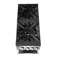 Atosa CookRite 2 Burner Stock Pot Range Natural Gas 160,000 BTU