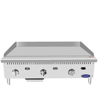 Atosa ATTG-36 36” Gas Griddle with 1" Steel Plate and Thermostatic Controls, Natural Gas