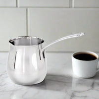 Cuisinox 12 Oz Stainless Steel Turkish Pot with Extended Lip