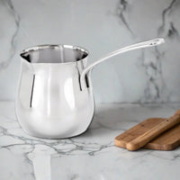 Cuisinox 12 Oz Stainless Steel Turkish Pot with Extended Lip