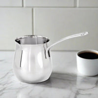 Cuisinox 24 Oz Stainless Steel Turkish Pot with Extended Lip