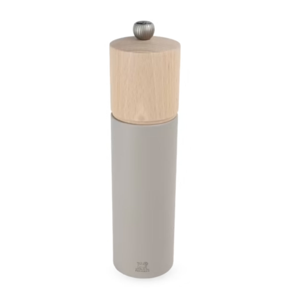 Peugeot Boreal 8" Beech Wood Salt Mill, Pebble Grey