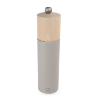 Peugeot Boreal 8" Beech Wood Salt Mill, Pebble Grey