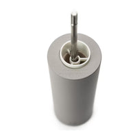 Peugeot Boreal 8" Beech Wood Salt Mill, Pebble Grey