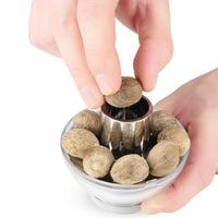 Peugeot Tidore 4.5" Manual Nutmeg Grinder, Acrylic