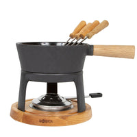 Boska 40 Oz Cast Iron Fondue Pot Set with 6 Forks
