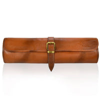 Boldric 8 Pocket Canvas Knife Roll, Tan