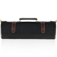 Boldric 9 Pocket Canvas Knife Bag, Black
