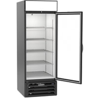 Beverage-Air 27" Merchandiser Refrigerator with 1 Glass Door, Black Exterior