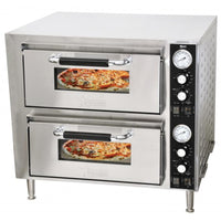 Nella 27" Double Deck Electric Pizza Oven, 240V