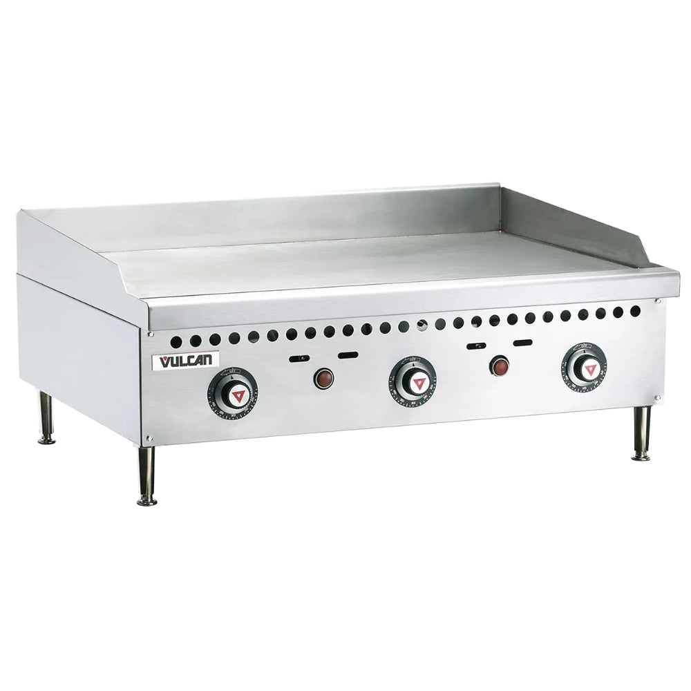 Vulcan 36" Thermostat Countertop Griddle with 3 Burners