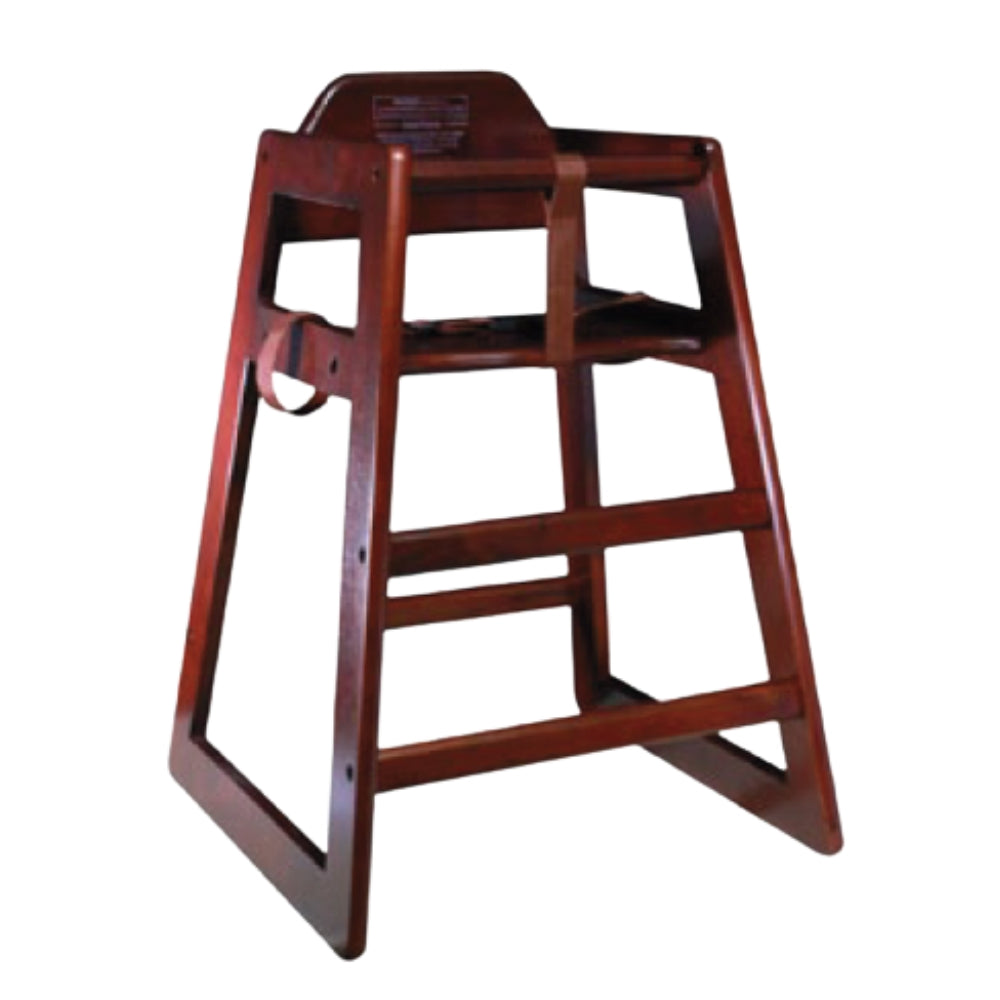Magnum Wooden High Chair, Mahogany