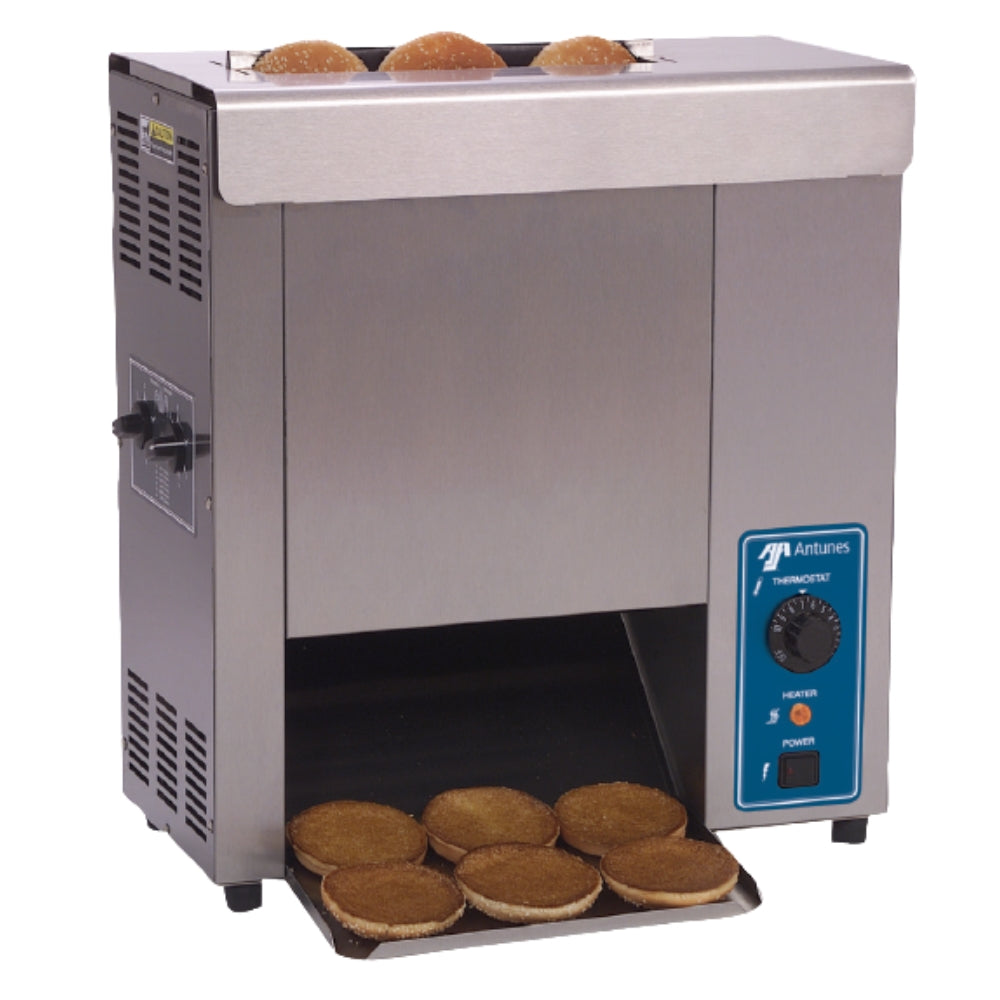 Antunes Vertical Contact Toaster with 50 /Seconds Pass Thru Time, 1400 Slices /Hour
