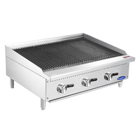 Atosa ATCB-36 Cookrite 36" Countertop Charbroiler, Natural Gas 105,000 BTU