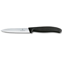 Victorinox 3.25" Spear Point Paring Knife, Black Handle