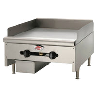 Wells 24" Countertop Griddle with Hi-Lo Controls Natural Gas 60,000 BTU