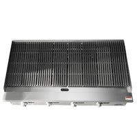 Atosa ATRC-48 CookRite 48" Radiant Countertop Charbroiler with 4 Burners, 140,000 BTU Natural Gas