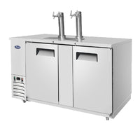 Atosa 68" Draft Beer System 2 Taps & 2 Keg Capacity, Stainless Steel