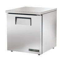 True 27" Low Profile Undercounter Freezer with 1 Solid Door - TUC-27F-LP