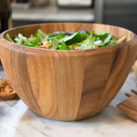 Fox Run 12" Extra Large Mixing Bowl, Acacia Wood