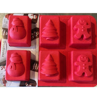 Trudeau Mini Holiday Loaf Pan, Red