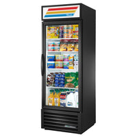 True 27" Merchandiser Refrigerator with 1 Glass Door, Black Exterior - GDM-23-HC~TSL01