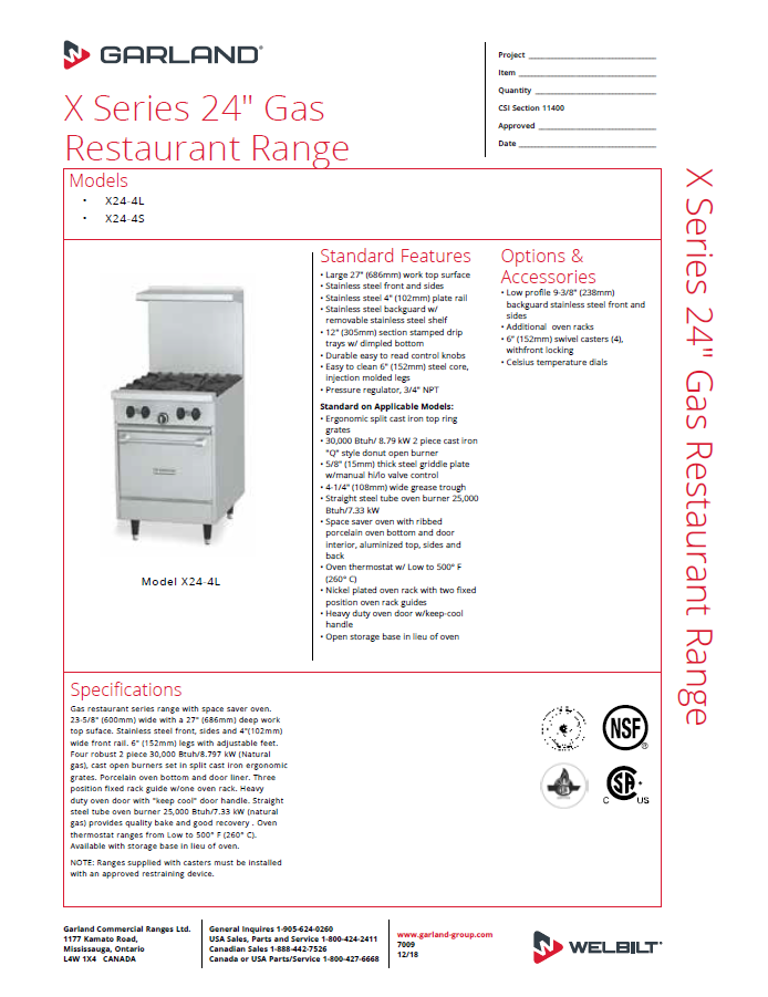 Spec Sheet