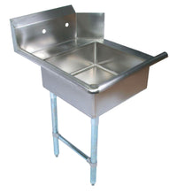 Nella 26" Left Side Soiled Dish Table with Sink