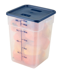 Cambro SFC12453 Square Storage Container Cover for 12, 18 & 22 Qt Containers, Blue