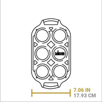 Lodge 6 Cup Muffin Pan, Cast Iron