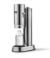 Aarke 800ml Glass Water Bottle, Stainless Steel Cap