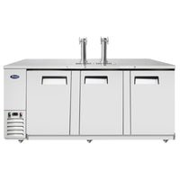 Atosa 89" Draft Beer System 2 Taps & 4 Keg Capacity, Stainless Steel
