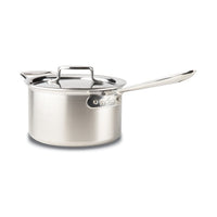 All-Clad D5 4 Qt Sauce Pan, Brushed Stainless