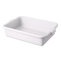 Vollrath White Bus Bin, 5" Deep
