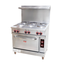 Nella 36" Electric Range with 6 Burners & Standard Oven 208V 3 Phase