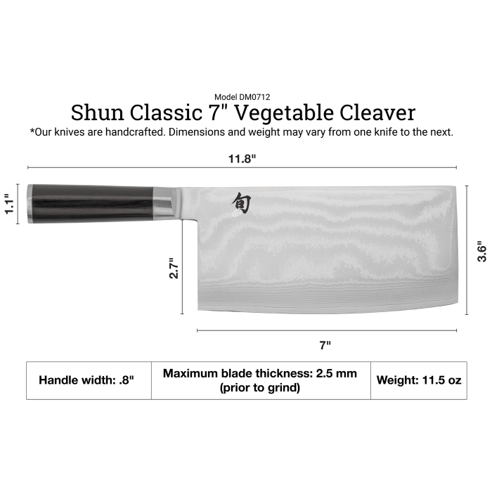 Shun Classic 7" Vegetable Clever