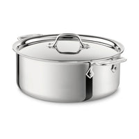 All-Clad 6 Qt Stock Pot with Lid, Stainless Steel