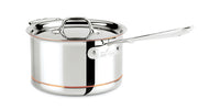 All-Clad 4 Qt Copper Core Sauce Pan with Lid