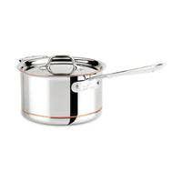 All-Clad 4 Qt Copper Core Sauce Pan with Lid