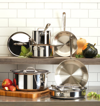 All-Clad d3 8" Fry Pan, Stainless Steel