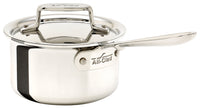 All-Clad d5 1.5 Qt Sauce Pan with Lid, Polished Stainless Steel