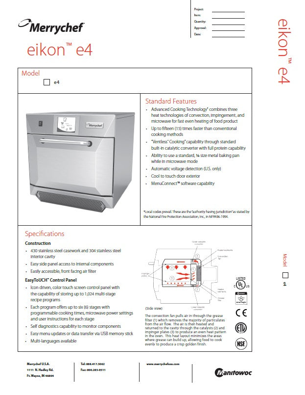 Spec Sheet