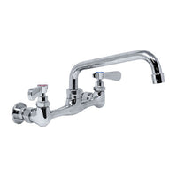 Nella Wall Mount Faucet, 8" Centre, 10" Swivel Spout