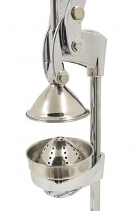 Nella Manual Citrus Squeezer with 5" Cutter Plate, Chrome