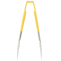 Vollrath 9.5" Utility Tongs, Yellow Handle
