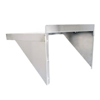 Nella 12" x 48" Wall Shelf, Stainless Steel