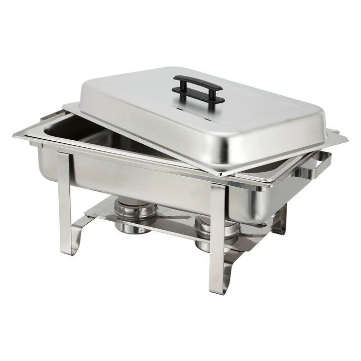 Winco Newburg 8 Qt Full Size Rectangle Chafing Dish