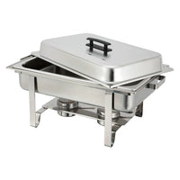 Winco Newburg 8 Qt Full Size Rectangle Chafing Dish