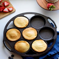 Lodge 12.5" Mini Cake Pan, Cast Iron